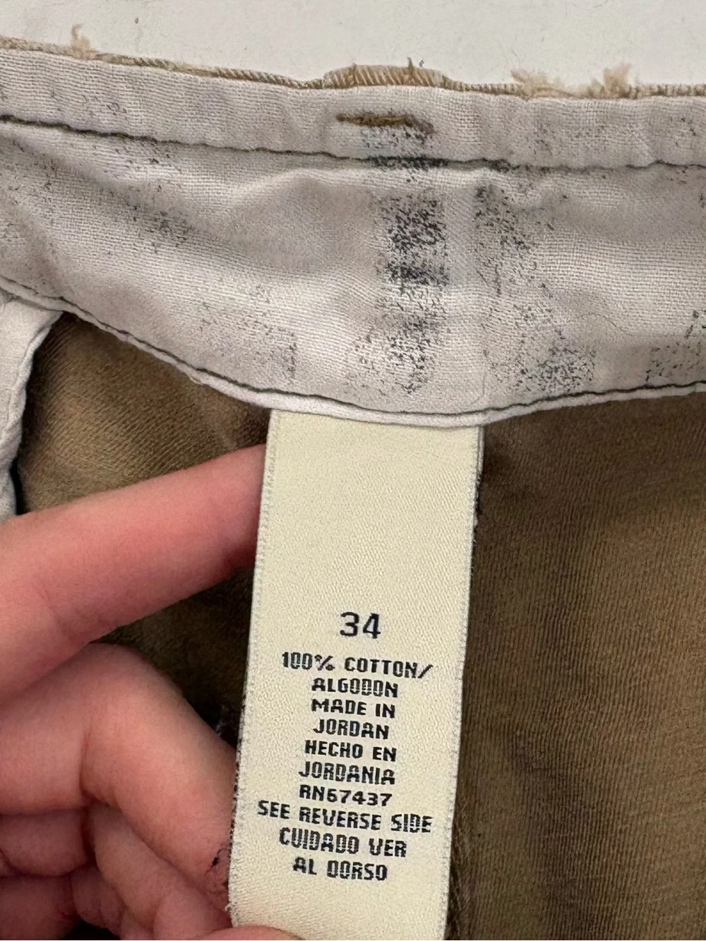 Polo‎ Jeans Company Ralph Lauren Size 34 Tan Shorts Preppy Y2K Relaxed Neutral
